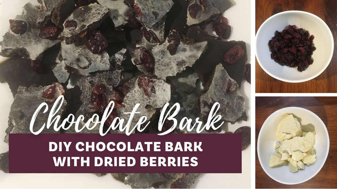 DIY Chocolate Bark with Dried Berries