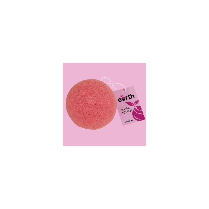 Konjac Facial Cleansing Sponge (Pink)
