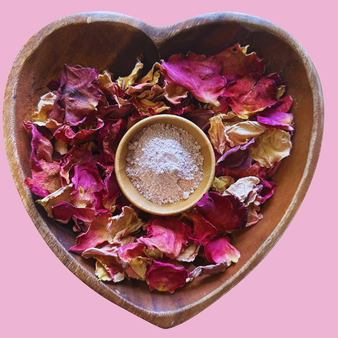 Facial Cleansing Powder - Pink Rose