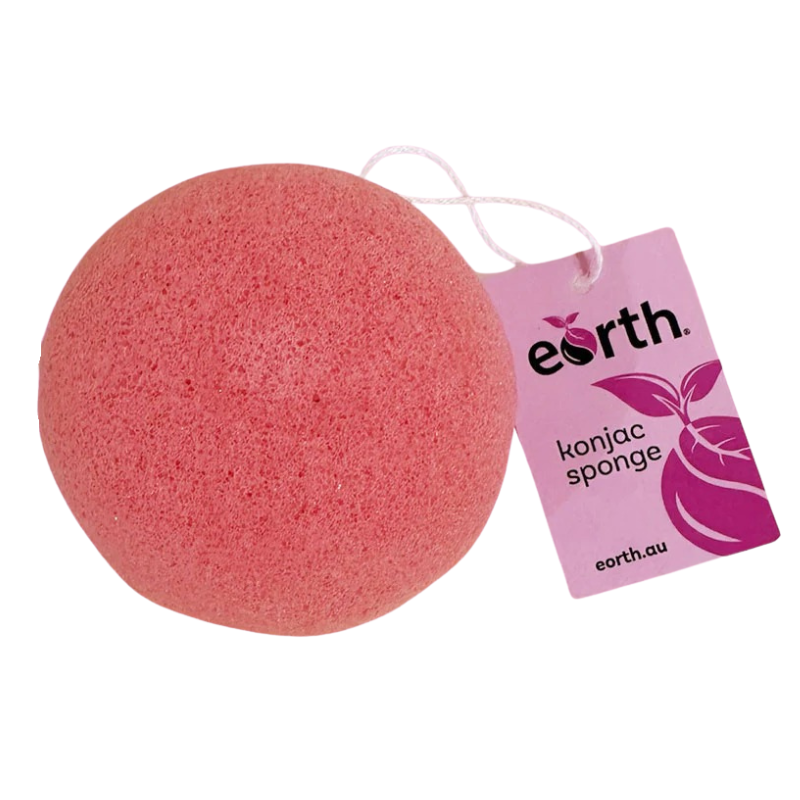 Konjac Facial Cleansing Sponge (Pink)