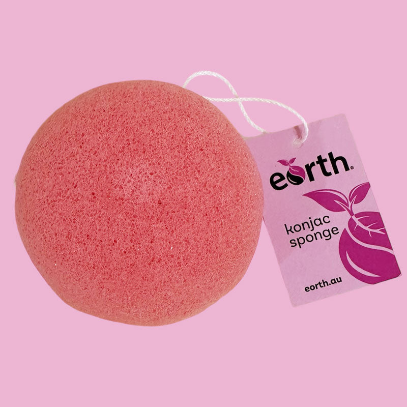 Konjac Facial Cleansing Sponge (Pink)