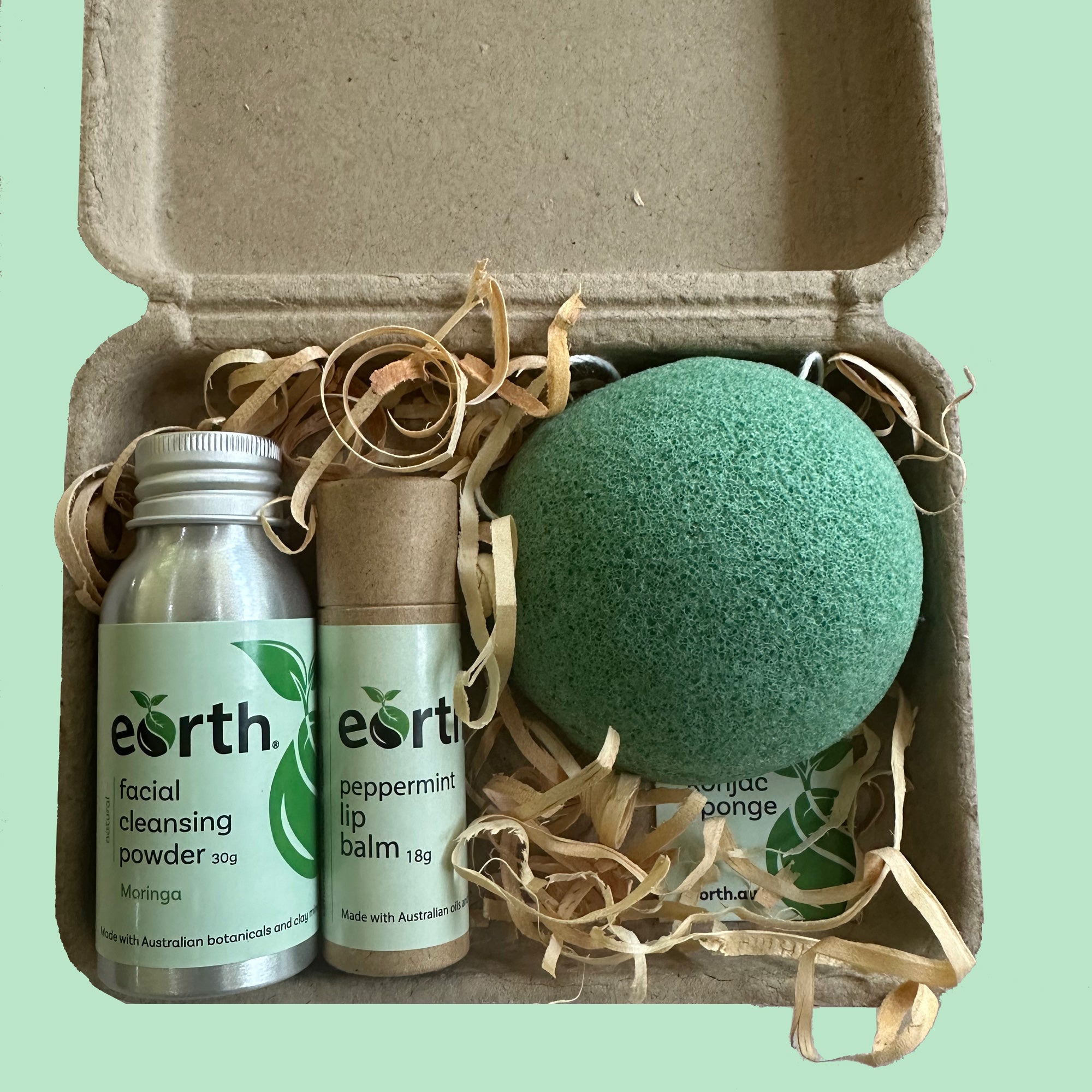 Plastic Free Facial Cleansing Gift Set: Terra