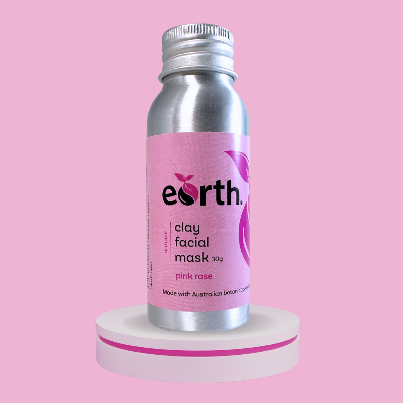 Clay Facial Mask - Pink Rose