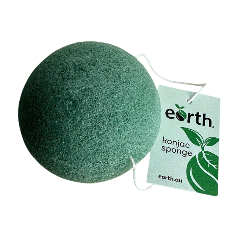 Konjac Facial Cleansing Sponge (Green)