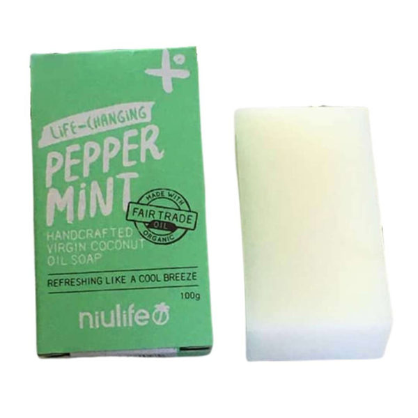 Peppermint Niulife Coconut Oil Soap