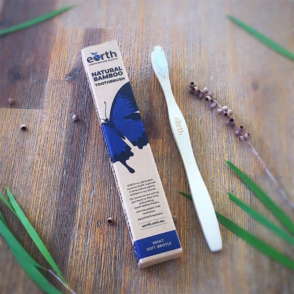 Brush with a Bamboo Toothbrush