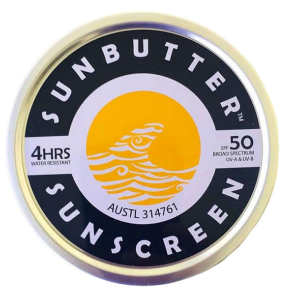 Plastic Free Sunscreen in a Metal container