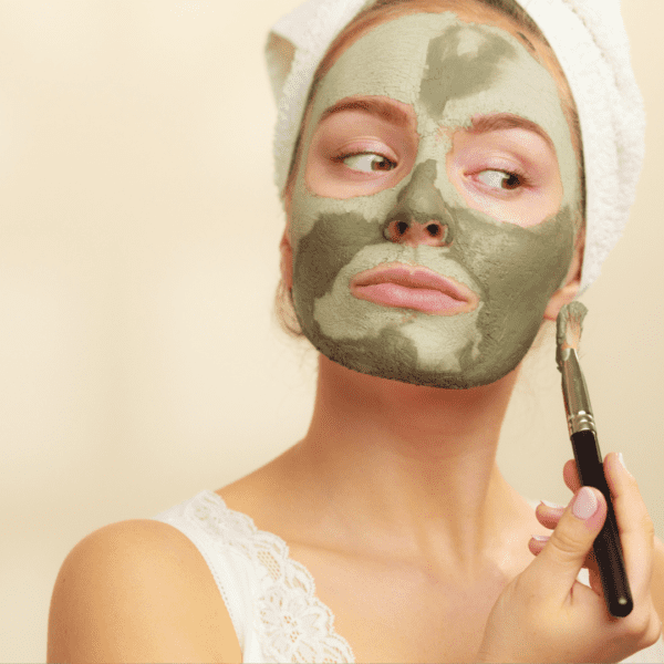 Moringa Clay Mask Application