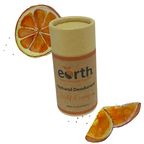 Wild Orange Natural Plastic Free Deodorant