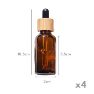 Amber Glass Dropper Bottle