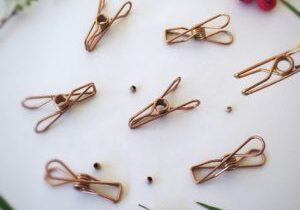 Rose Gold Stainless Steel Pegs